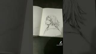 un dessin légendaire vient sortir art anime draw fanart [upl. by Repard]