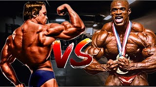 Arnold Schwarzenegger Vs Ronnie Coleman ÂĄDuelo De Leyendas [upl. by Gebler494]