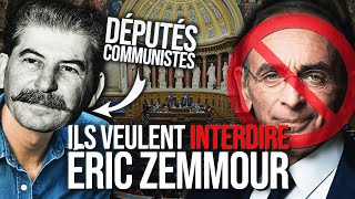 Les députés COMMUNISTES déposent une résolution pour interdire Eric Zemmour [upl. by Enihpesoj]