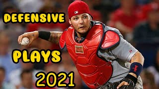 Yadier Molina  Defensive Highlights  2021 [upl. by Augusto]