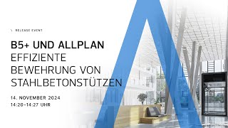 B5 und ALLPLAN  Effiziente Bewehrung von Stahlbetonstützen [upl. by Asfah]