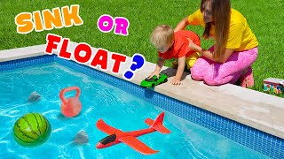 Sink or Float with Vlad and Niki  Cool Science Experiment for Kids [upl. by Viveca84]