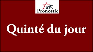 PRONOSTIC QUINTÉ DU JOUR LUNDI 29 JANVIER 2024 PMU [upl. by Eddi]