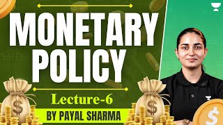 Monetary Polity  Indian Economy  By Payal Sharma [upl. by Corly841]