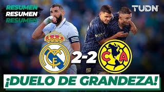 Resumen y goles  Real Madrid 22 América  Amistoso Internacional  TUDN [upl. by Pettiford914]