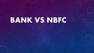 Bank vs NBFC  Difference  shorts [upl. by Livvie186]