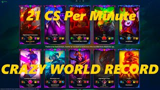 650 CS AT 30 MINUTES IN MASTERS ELO  WORLD RECORD [upl. by Yblehs]