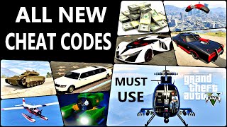 GTA 5  All New Cheat Codes PC 2023 Must Use  Grand Theft Auto V Money Chopper Car Tanker etc [upl. by Marion]