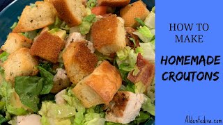 How to Make Homemade Croutons [upl. by Dorion231]