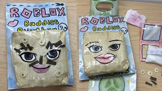 ✨Paper Diy✨ Roblox Baddies Skincare BLINDBAG 💅🫦no music asmr [upl. by Assirialc]