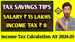 Tax Saving Guide 2024 Tax Planning for Salaried Person Calculate Income Tax Tax Saving Tips Tamil [upl. by Learsi]