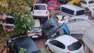 Imágenes de la devastadora tormenta que afectó a la región de Valencia y dejó decenas de víctimas [upl. by Stephenie111]