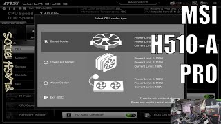 FLASH BIOS MSI H510MA PRO [upl. by Prisca]