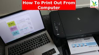 How To Print Out From Computer [upl. by Tinaret471]