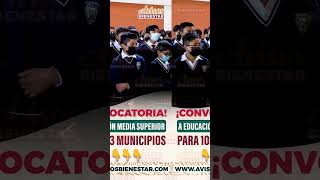 ¡Atención estudiantes Preregistro abierto del 24 de enero al 23 de febrero en los 103 Municipios [upl. by Bucky]