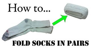 Army Packing Hack How to Fold Your Socks in Pairs Double Roll  Ranger Roll Basic Training [upl. by Nnaik31]