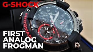 The First Analog Frogman from G Shock amp its beautiful  GWFA1000 [upl. by Alyose]