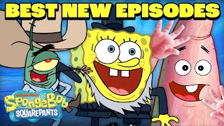 2 Hours of NEW SpongeBob Episodes  120 Minute Compilation  SpongeBobOfficial [upl. by Nnaed]