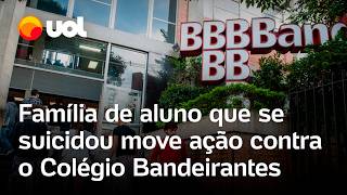 Colégio Bandeirantes Família de aluno que se suicidou move ação contra escola e pais dos envolvidos [upl. by Jorey973]