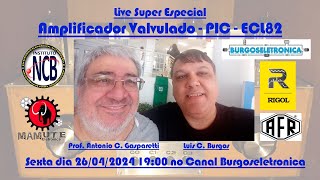 Conversando Sobre o Amplificador Valvulado com PIC com o Gasparetti [upl. by Zoilla649]