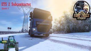 ETS2 Subby Ep8Wintery West Balkans Pristina to Podgorica in the snow and ice [upl. by Robinett]