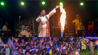 Fire Falls 🔥 Odehyieba Priscilla worships with Suaman Dadieso  Freddyfest Gospel Rock Show [upl. by Sherourd]