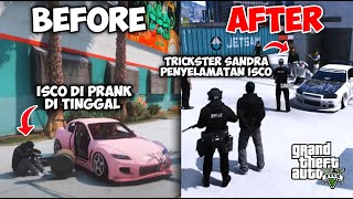 AKSI EPIC  KEI amp TRICKSTER MELAKUKAN PENYELAMATAN ISCO SETELAH ISCO DI TINGGALIN  GTA V ROLEPLAY [upl. by Anawahs253]