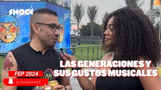 Las generaciones y sus gustos musicales  Shock [upl. by Ettevi385]