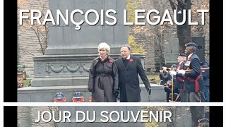 Jour du souvenir à Montréal François Legault et Valerie Plante [upl. by Aremihc]