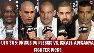 UFC 305 Dricus Du Plessis vs Israel Adesanya Fighter Picks [upl. by King]