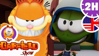 👽 Garfield and the aliens 👽  Garfield complete episodes 2023 [upl. by Biel217]