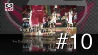 UGA Mens Basketball Top Ten Plays of the Season 2012 [upl. by Nnaylime]