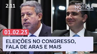 Pacheco e Lira reeleitos análise das eleições no Congresso ao vivo com Toledo e Kennedy  211 [upl. by Floridia]