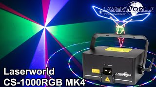 Laserworld CS1000RGB MK4 product video [upl. by Aneekat697]