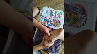 ASMR Foot Reflexology amp Massage Relaxing 👉👣👣👣👣👣👣👣👣 [upl. by Biancha]