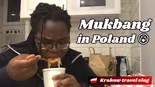 Trying Polish food for the first time a MUKBANG  Krakow Travel Vlog 2023 [upl. by Inele184]