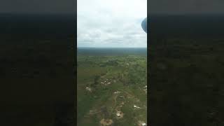 Air view of central Africa from Ndely to Bangoe funny viralvideo shorts shortvideo short [upl. by Abeu]