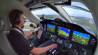 FLYING THE TBM940 to pick up a NEW JET [upl. by Aisetra]