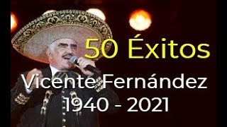 Lo Mejor de Vicente Fernández 50 Éxitos [upl. by Aneloaup]