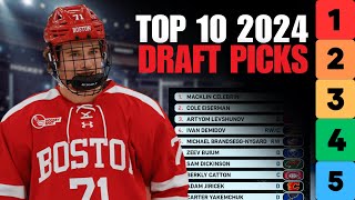 My NHL 2024 Draft MOCK DRAFT [upl. by Bowden]