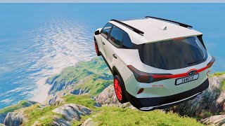 Cliff Drops 27  BeamNG DRIVE  RTF RIDER 1m beamngdrive crash beamngcrashes cliffdrops [upl. by Gosnell]