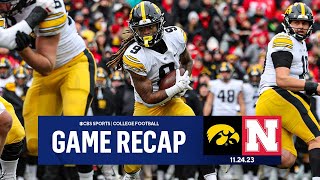 Iowa hits GAME WINNING field goal as time EXPIRES to beat Nebraska I Game Recap I CBS Sports [upl. by Rosario]