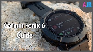 The Garmin Fenix 6 guide 16 tips for settings maps music battery data screens and Connect IQ [upl. by Ellahcim]