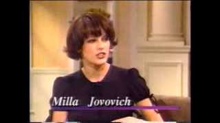 MILLA JOVOVICH  PARTIAL quot5th ELEMENTquot INTERVIEW  1997 [upl. by Wildon365]