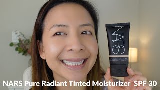 NARS Pure Radiant Tinted Moisturizer Broad Spectrum SPF 30 Shade 0  Tiana Le [upl. by Jaclin]