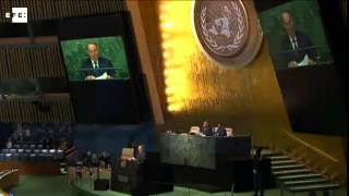 Nazarbayev offers quotnew futurequot for United Nations [upl. by Leiram]