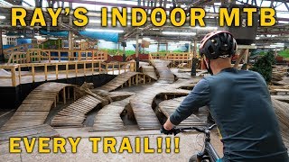 Full Tour of Rays Indoor MTB Park Cleveland Ohio [upl. by Ahsekram256]