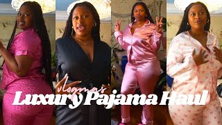 Vlogmas Luxury satin pajama tryon haul ft SHEIN [upl. by Ludmilla]