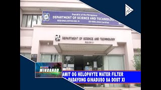 Paggamit og Helophyte Water Filter System padayong ginaduso sa DOST XI [upl. by Deegan]