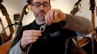 Upton Bass Gut String quotLoop Makingquot Demonstration [upl. by Elma903]